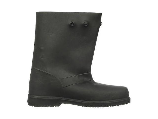 TREDS OVERBOOTS 14856 Overboots, Plain Toe, 12 in Height, Snap Tab Closure,