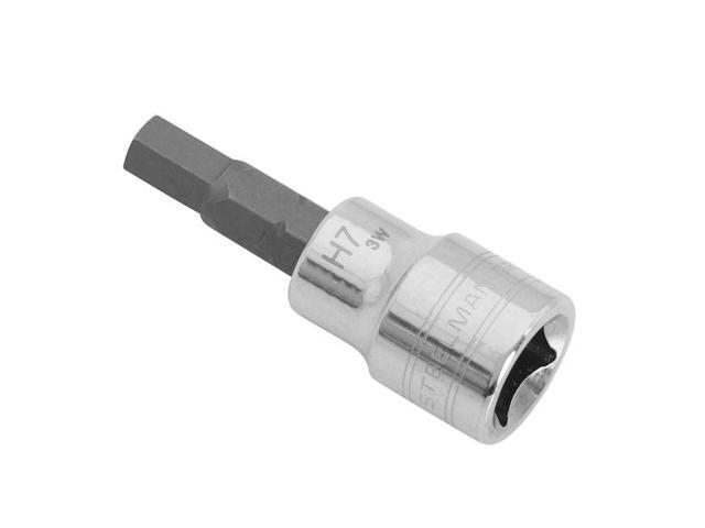 STEELMAN 78381 7-Piece 3/8-Inch Drive Metric Hex Bit Socket Set