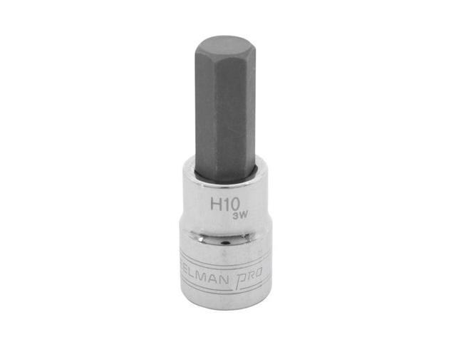 STEELMAN 78381 7-Piece 3/8-Inch Drive Metric Hex Bit Socket Set