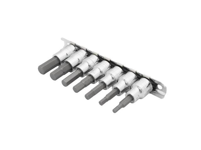 STEELMAN 78381 7-Piece 3/8-Inch Drive Metric Hex Bit Socket Set