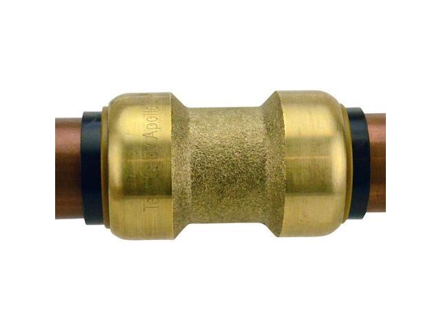 APOLLO FSBC346JR 3/4 in. Brass Push-To-Connect Coupling Jar (6-Pack), 6PK