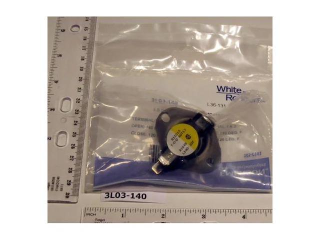 Emerson 3L03-140 Snap Disc Limit Control with Manual Reset