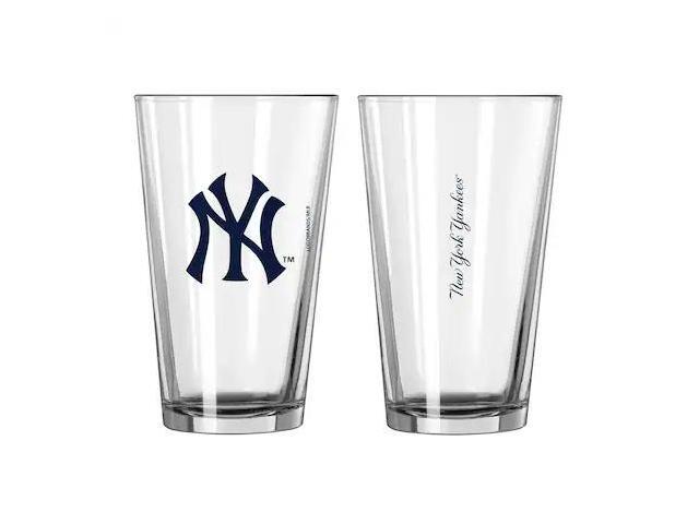 LOGO BRANDS 520-G16P-1 New York Yankees 16oz Gameday Pint Glass