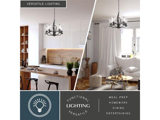 VAXCEL H0185 Cinta 5L Chandelier Bronze
