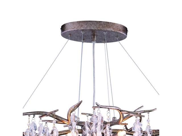 VAXCEL H0231 Rainier 6 Light Linear Chandelier