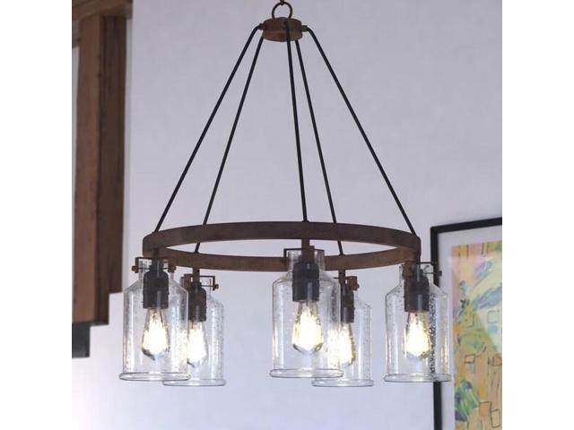 VAXCEL H0198 Milone 5L Chandelier Bronze