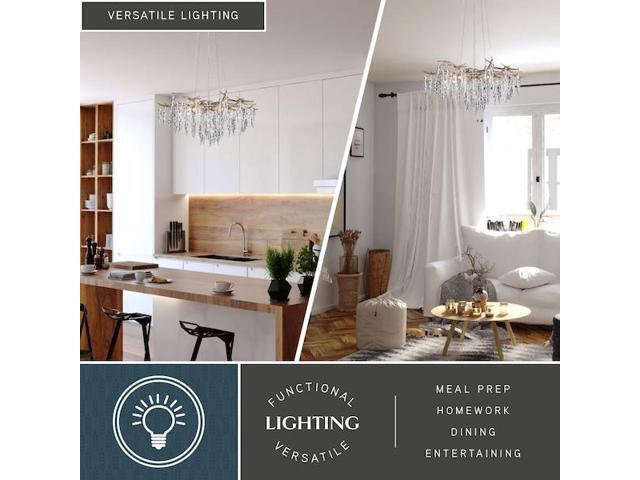VAXCEL H0230 Rainier 5 Light Chandelier