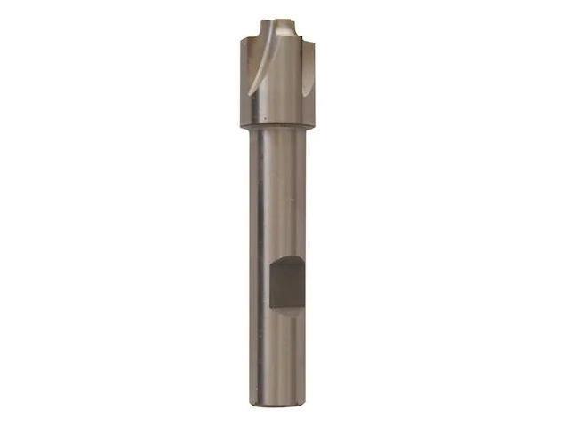 Drill America DWCC Series High-Speed Steel End Mill, Polished Finish, Corner Rounding, 1/2' Cutting Length, 1/8' Cutting Diameter, 3' Length, 5/8'...