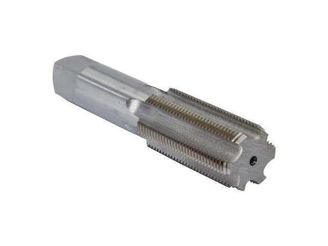 Drill America DWT Series Qualtech Carbon Steel Hand Threading Tap, Uncoated (Bright) Finish, Round with Square End Shank, Bottoming Chamfer,...
