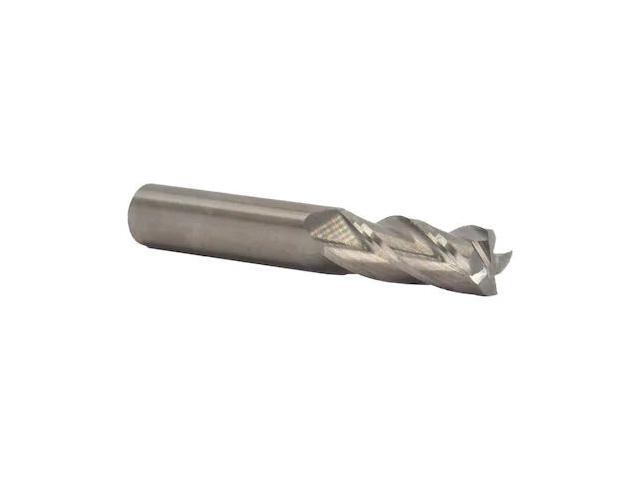 Drill America MMO1/2-4FSE-LONG Solid Carbide Long End Mill, Polished Finish, 4 Flute, Square End, 2' Cutting Length, 1/2' Cutting Diameter, 4'...