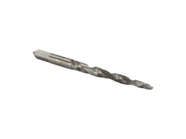Drill America DWT6-32DRAP Dwt Series High-Speed Steel Combined Drill and Tap, Black Oxide Finish, Round Shank, Spiral Flute, #6-32 Size