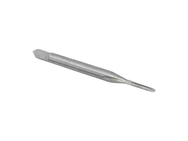 Drill America DWTST5-36P Qualtech High-Speed Steel Right Hand Threading Tap, Uncoated (Bright) Finish, Round with Square End Shank, Plug Chamfer,...