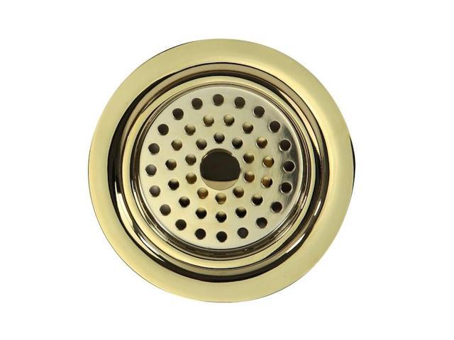 NANTUCKET SINKS 3.5 KDPB Polished Brass 3.5 Inch Kitchen Drain