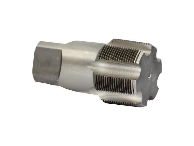 Drill America DWT Series Qualtech High-Speed Steel Pipe Tap, Uncoated (Bright) Finish, Round with Square End Shank, 2'-11-1/2 NPT (Pack of 1)