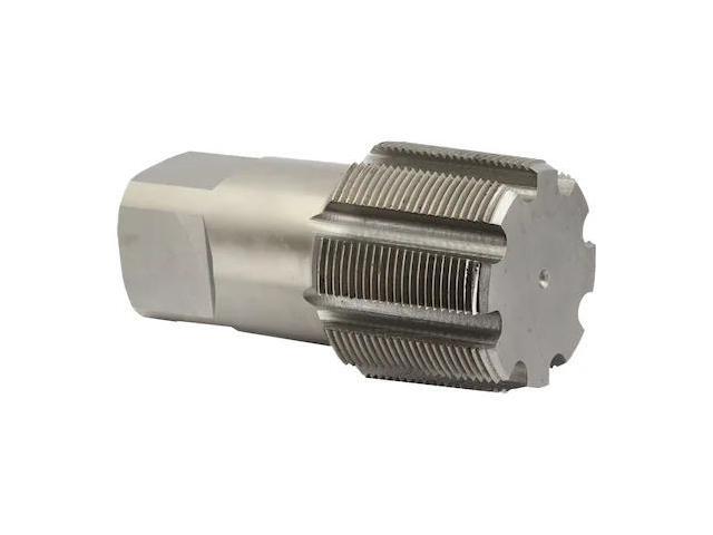 Drill America DWTPT Series Qualtech Carbon Steel Pipe Tap, Uncoated (Bright) Finish, Round with Square End Shank, 6'-8 NPT (Pack of 1)