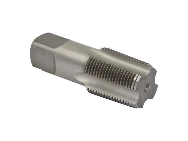 Drill America DWT Series Qualtech High-Speed Steel Special Purpose Interrupted Thread Pipe Tap, Uncoated (Bright) Finish, Round with Square End...