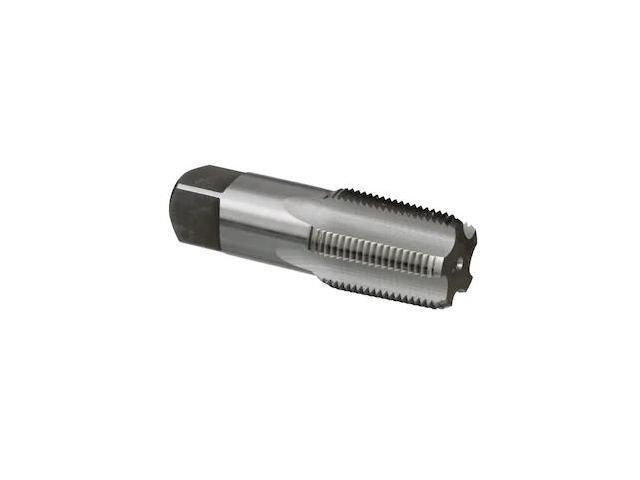 Drill America DWT Series Qualtech High-Speed Steel Pipe Tap, Uncoated (Bright) Finish, Round with Square End Shank, 3/4'-14 NPT (Pack of 1)