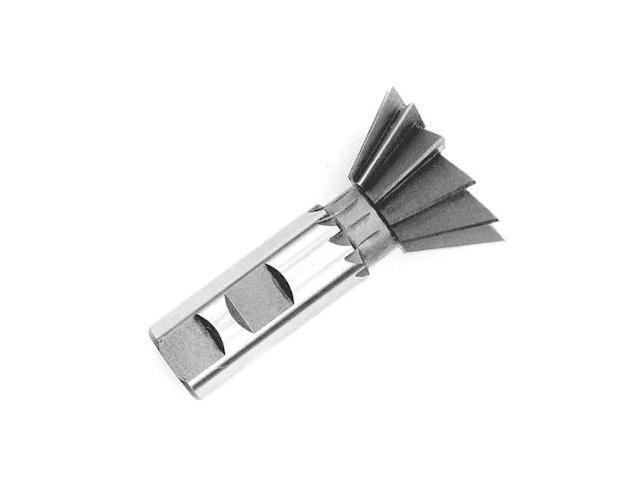 Drill America DWC Series Qualtech 60 Degree Dovetail Cutter, High-Speed Steel, Weldon Shank, 3/4' Size (Pack of 1)