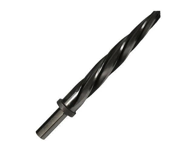 Drill America DWRRBSS3/8 DWRRB Series Qualtech Bridge Reamer, Spiral Flute, Round Shank, Uncoated (Bright) Finish, Right Hand, High Speed Steel,...