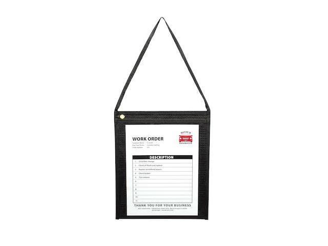 C-LINE PRODUCTS 74112 Hanging Shop Ticket Holder With Fabric Back, 9 x 12, PK15