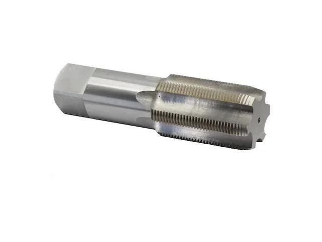 Drill America DWT Series Qualtech High-Speed Steel Hand Threading Tap, Uncoated (Bright) Finish, Round with Square End Shank, Plug Chamfer,...