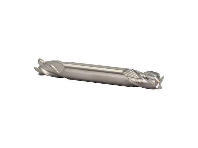 Drill America MMO1/2-4FDE-ST Solid Carbide End Mill, Polished Finish, 4 Flute, Square End, 5/8' Cutting Length, 1/2' Cutting Diameter, 3' Length,...