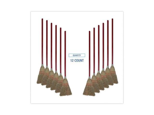 BOARDWALK BWK951TCT Lobby/Toy Broom, Corn Fiber Bristles, 39' Wood Handle,