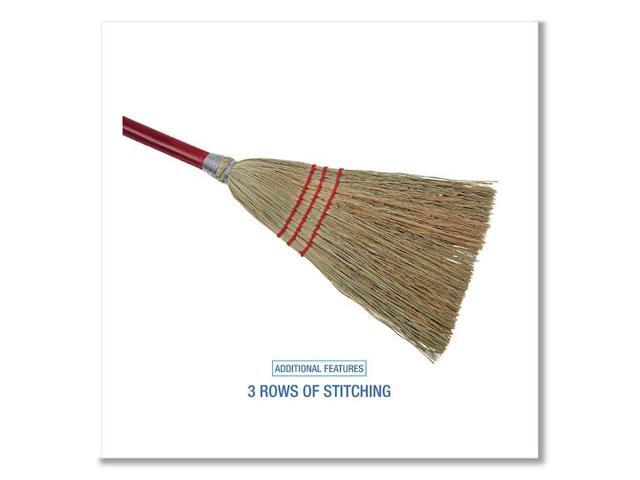 BOARDWALK BWK951TCT Lobby/Toy Broom, Corn Fiber Bristles, 39' Wood Handle,