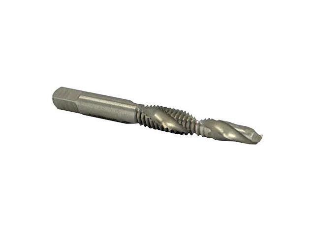 Drill America DWT7/16-14DRAP Dwt Series High-Speed Steel Combined Drill and Tap, Black Oxide Finish, Round Shank, Spiral Flute, 7/16'-14 Size