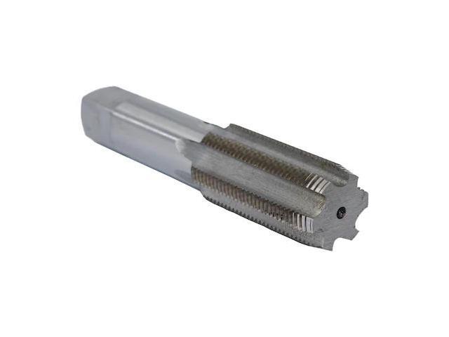Drill America DWT Series Qualtech Carbon Steel Hand Threading Tap, Uncoated (Bright) Finish, Round with Square End Shank, Plug Chamfer, 1'-8 UNC...
