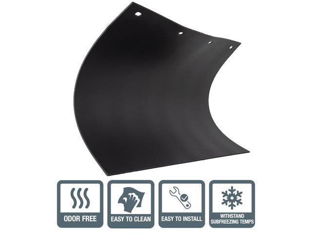 BUYERS PRODUCTS RC40PPB Mudflap,Black,Polymer,24' x 40',PK2, 2 PK