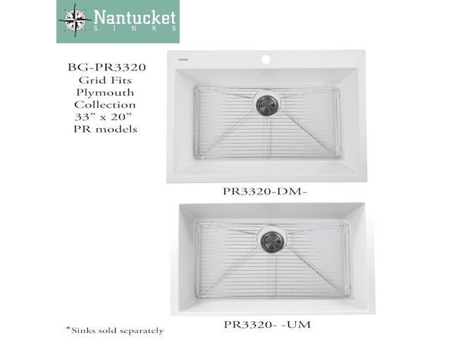 NANTUCKET SINKS BG-PR3320 Stainless Steel Bottom Grid