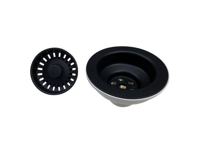 NANTUCKET SINKS 3.5KD-GCMB Basket Strainer Kitchen Drain For Granite Composite