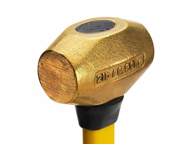 ABC HAMMERS ABC2BFB 2 lb. Brass Hammer with 12' Fiberglass Handle