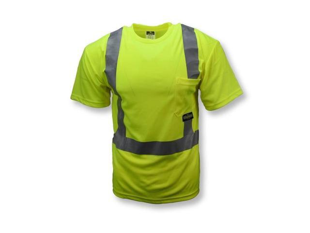 radians st112pgs3x highvisibility class 2 tshirt with moisture wicking mesh, 3xlarge, green