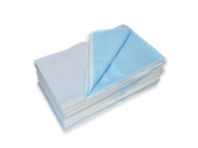 DEALMED 784062 Stretcher Sheet - 1 Ply, Tissue/Poly, 40'X 90', Blue, 50/Cs, 50PK