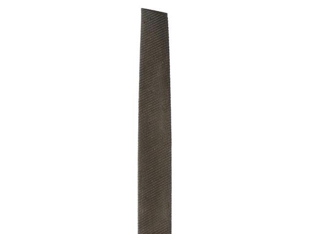 Drill America DIC05225 American Pattern Second Cut DIC Series Qualtech Carbon Steel Half Round File, 14' Length