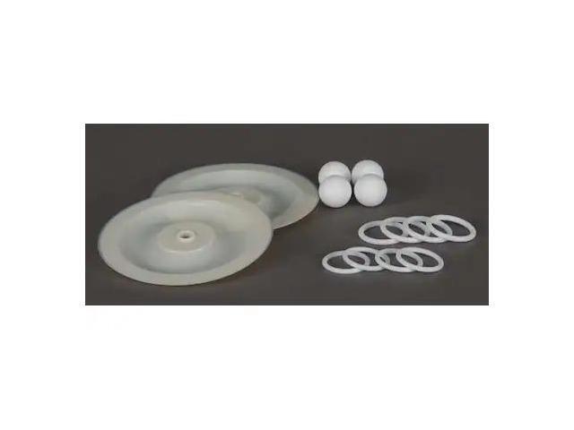 DAYTON 22A621 Pump Repair Kit,Hytrel/PTFE,Fluid,1/2 In