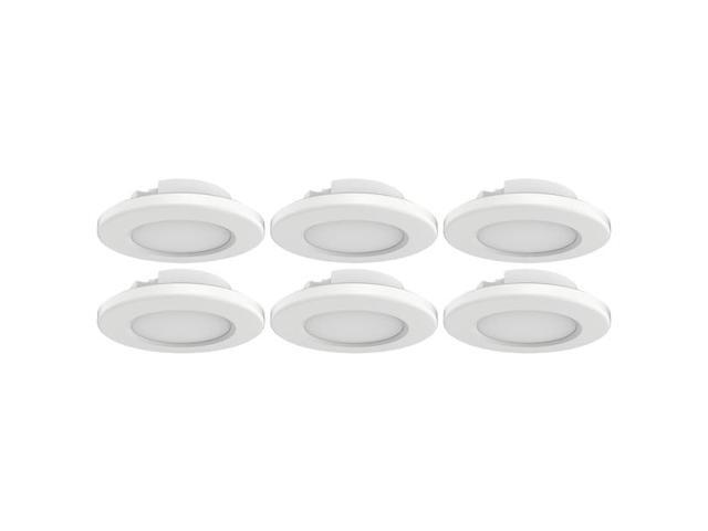 NUVO 62/1580 4 Inch, LED Surface Mount Fixture, 3000K, White, PK 6