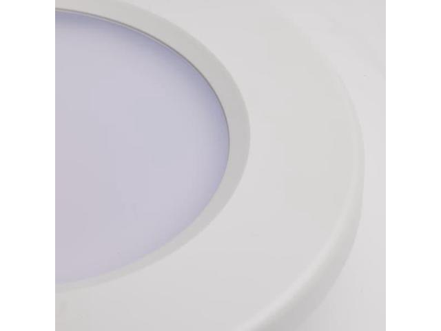 NUVO 62/1580 4 Inch, LED Surface Mount Fixture, 3000K, White, PK 6
