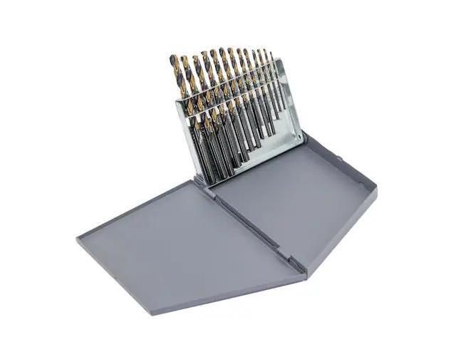 Drill America KFD13ML-SET Mechanics Length KFD Drill Bit Set in Metal Case, 1/16-1/4 x 64ths