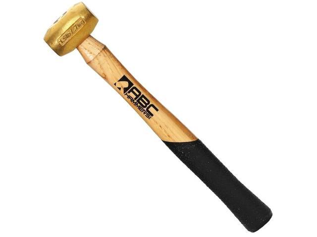 ABC HAMMERS ABC1.5BW 1.5 lb. Brass Hammer with 12.5' Wood Handle