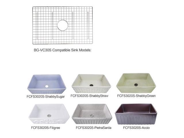 NANTUCKET SINKS BG-VC30S Stainless Steel Bottom Grid