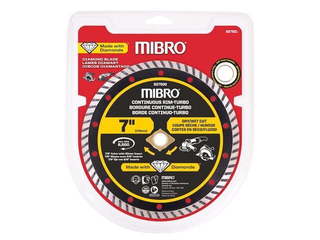 RICHELIEU 937501 7-inch (178 mm) Continuous Rim Turbo Diamond Blade for Metal