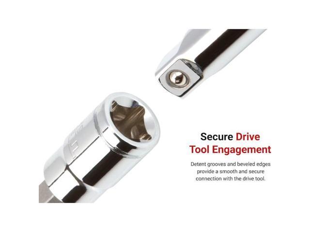 TEKTON SHB90104 1/4 Inch Drive Phillips/Slotted Bit Socket Set with Rail,