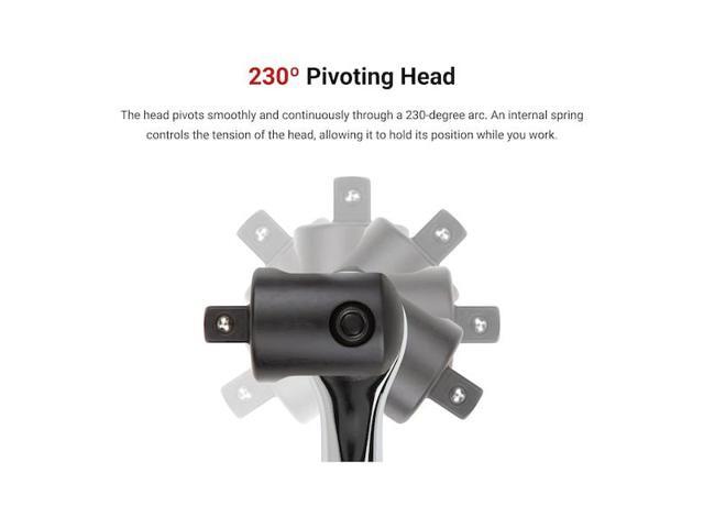 TEKTON SBH01118 3/8 Inch Drive x 18 Inch Comfort Grip Breaker Bar