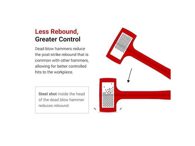 TEKTON HDB30045 45 oz. Dead Blow Hammer