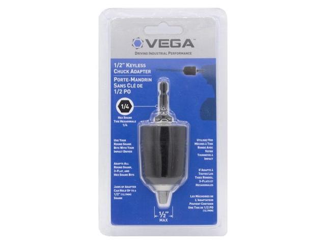VEGA 1KCA1 Keyless Chuck Adapter,1/2 in