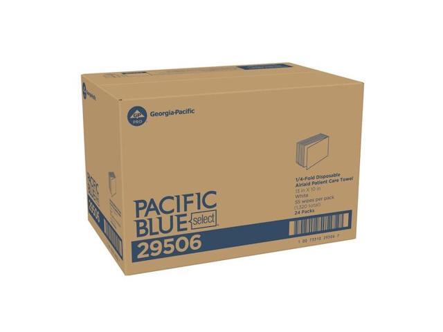 GEORGIA-PACIFIC 29506 Pacific Blue Select Dry Wipe, 1 Ply, 55 Sheets, No Roll,