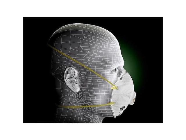 3M 8210V N95 Disposable Respirator, 8210V, Cool Flow Exhalation Valve, Dual